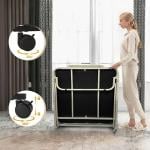 سرير قابل للطي مع فرشة مدمجة - 2