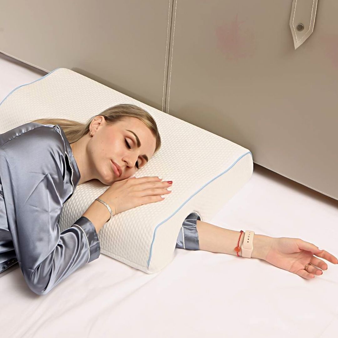 وسادة للنوم مع مسند ذراع - 7