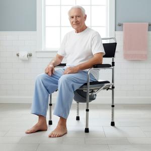 كرسي حمام طبي متنقل - 5