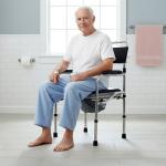 كرسي حمام طبي متنقل - 4