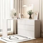 طاولة مكياج مع أدراج تخزين - 5