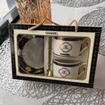 طقم فناجين بتصميم CHANEL - 2