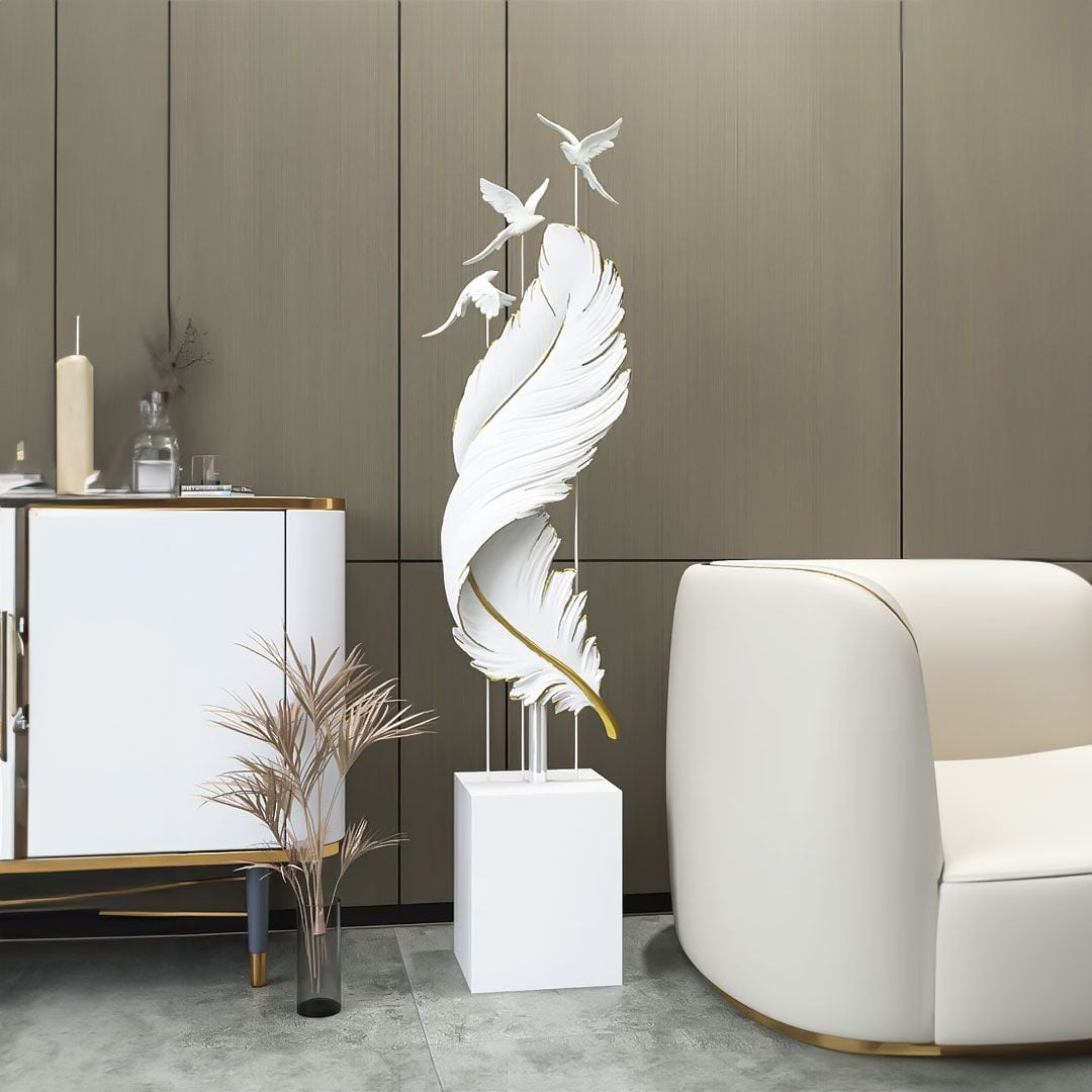 Feather Decor Statue With Bluetooth product thumbnail 5