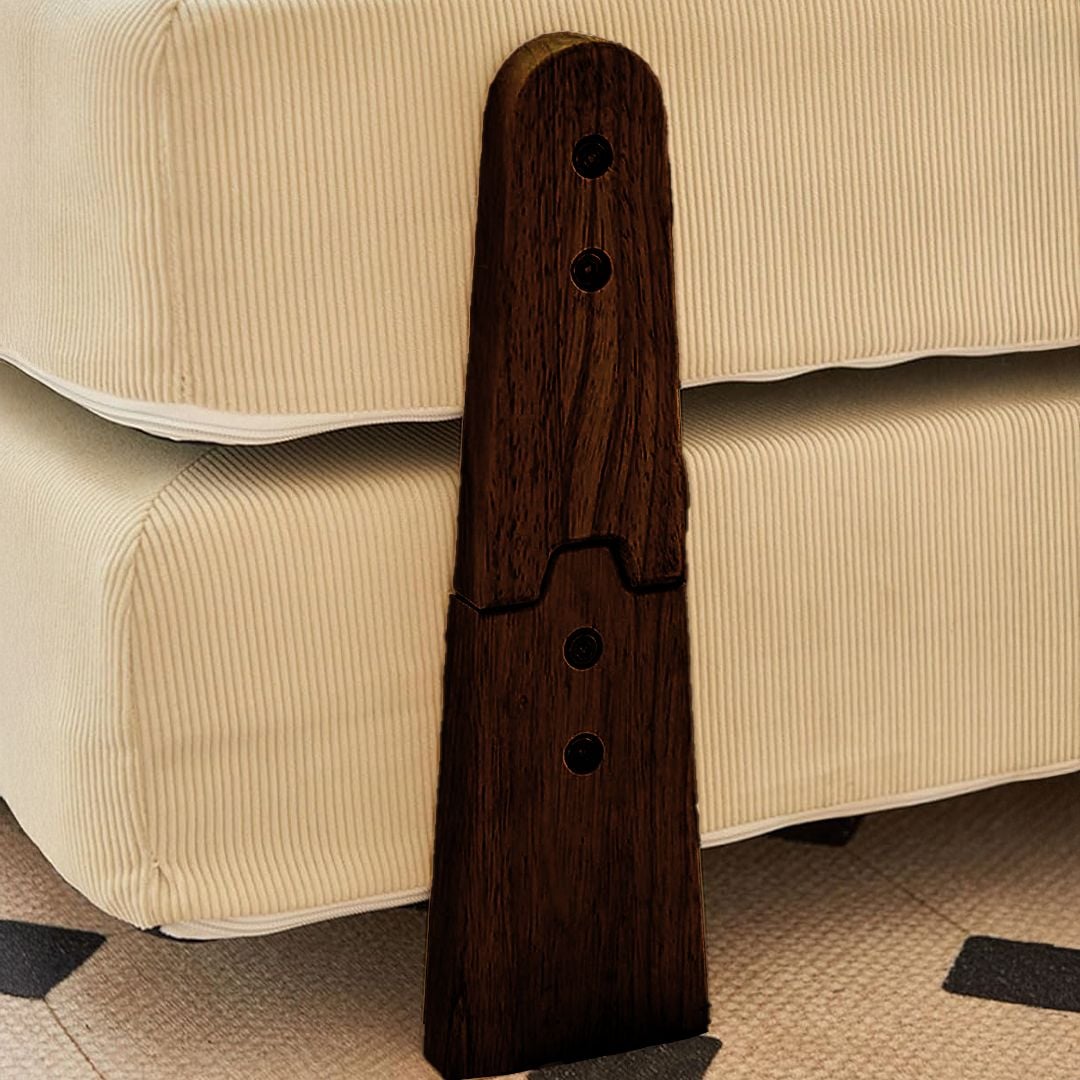 كرسي و سرير أرضي بأرجل خشبية - 8