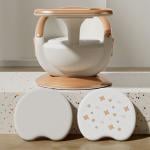 كرسي طعام للأطفال بقاعدة ثابتة - 11