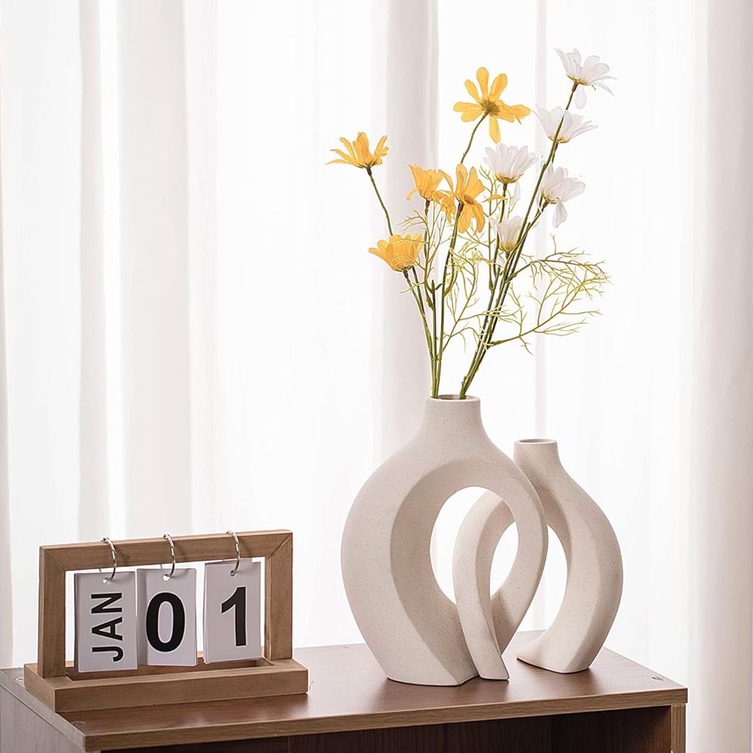 Ceramic Vase with Interlocking Design product thumbnail 7