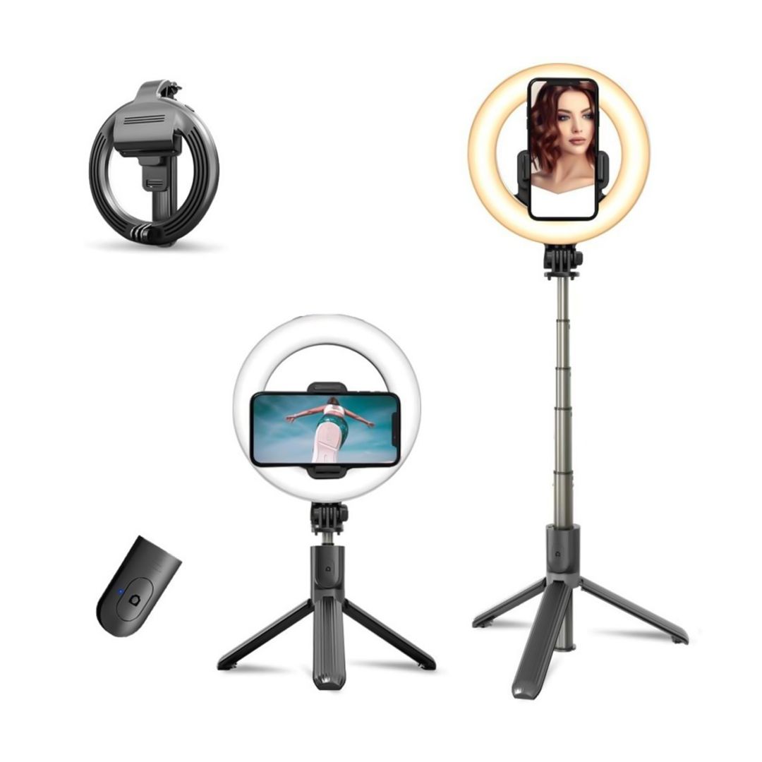 Selfie Stick Ring Light Tripod product thumbnail 8