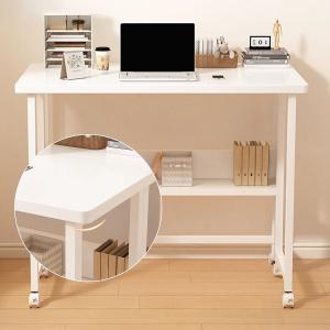 طاولة مكتب موفرة للمساحة بعجلات - 3