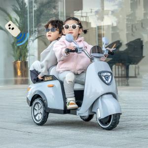 دراجة فيسبا كهربائية للاطفال بمقعد خلفي