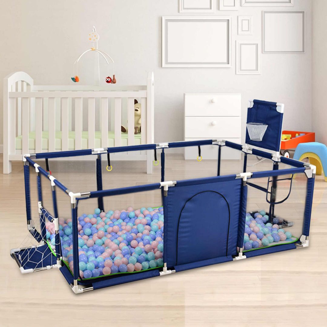 Baby Playpen with Basketball - 2