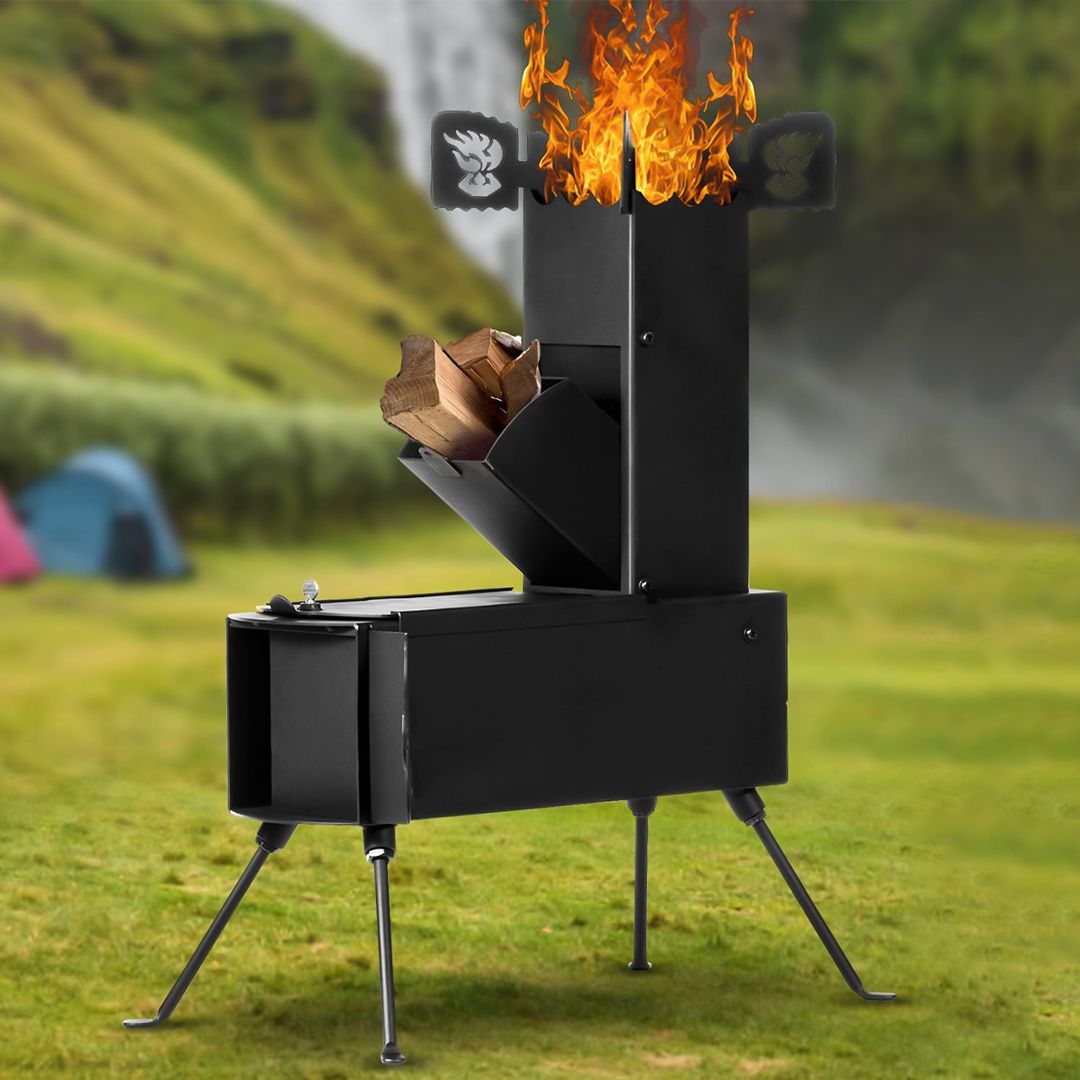 Folding Metal Cooking Stove product thumbnail 2
