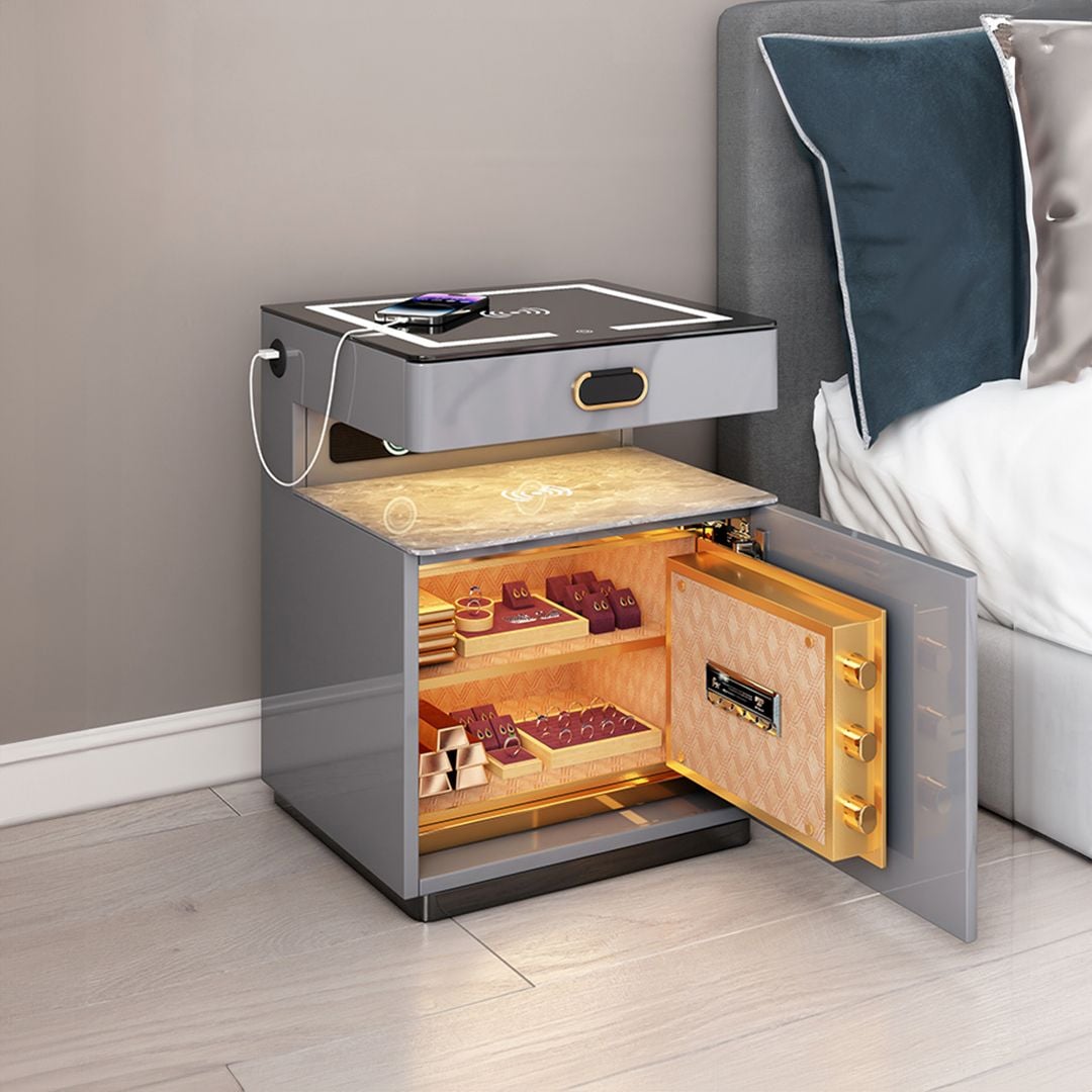 Bedside Table With Internal Storage product thumbnail 3