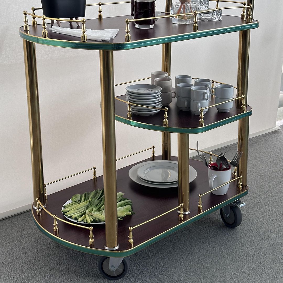 طاولة ضيافة فندقية بثلاث طبقات   - 2