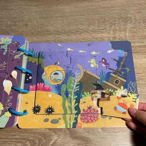 كتاب ملصقات الكائنات البحرية التعليمي - 4