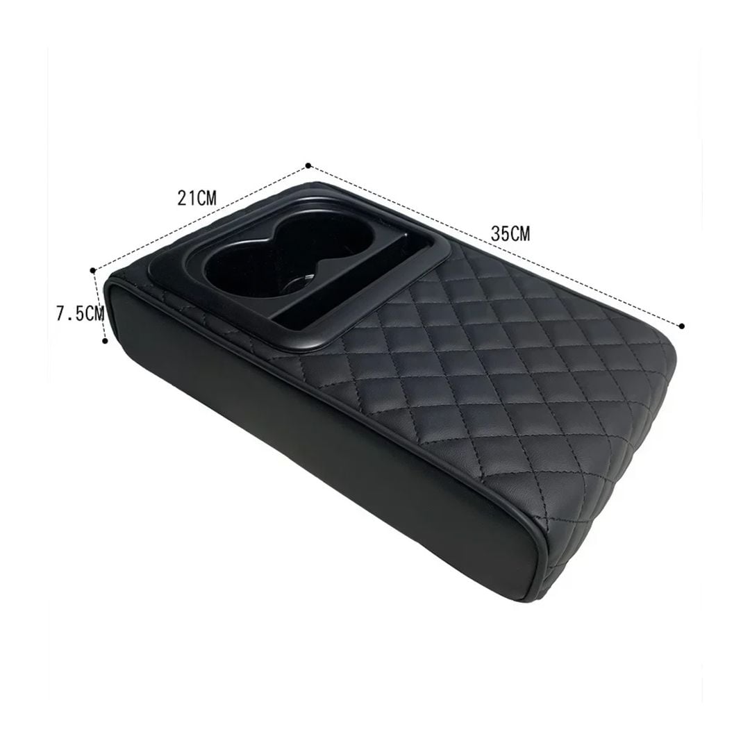 Luxury Padded Car Armrest with Cup Holder product thumbnail 16