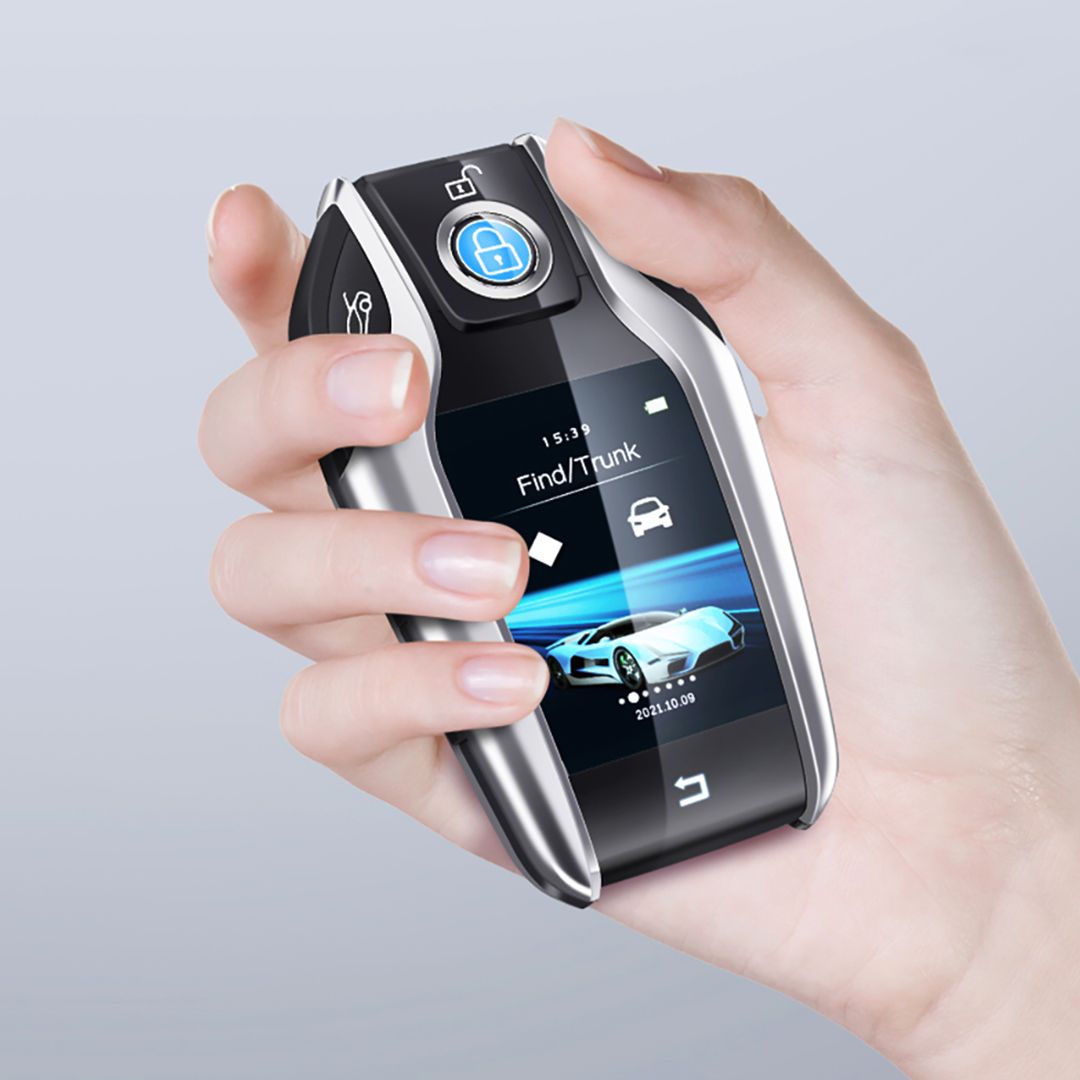 مفتاح ذكي للسيارة مع شاشة LCD	 - 3