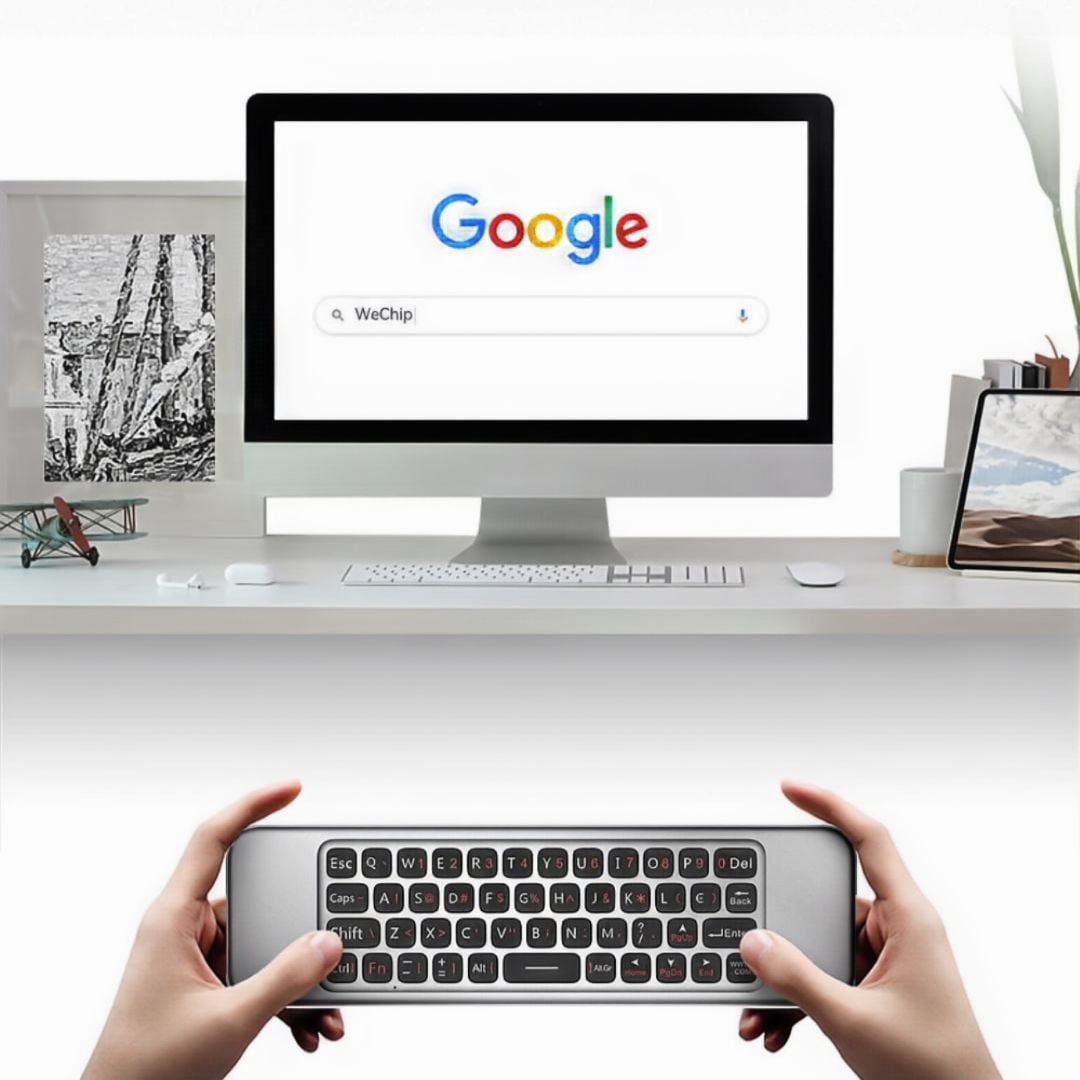 ريموت لاسلكي مع كيبورد للتحكم بشاشة التلفاز - 3