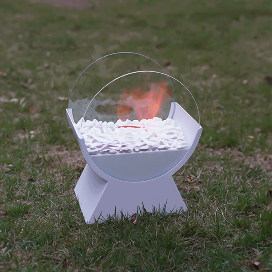 موقد النار الزجاجي - 8