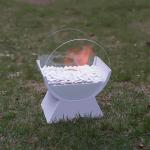 موقد النار الزجاجي - 8