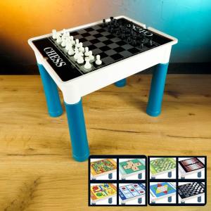 طاولة الألعاب التعليمية 9 في 1 للأطفال