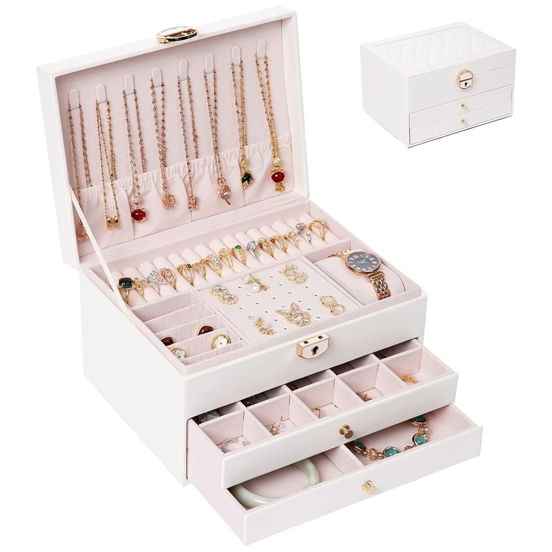 Three-Layer Retro Jewelry Box product thumbnail 13