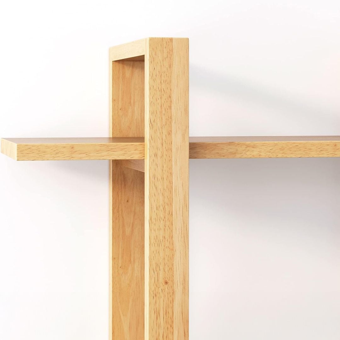 Geometric Design Wooden Wall Shelves product thumbnail 10