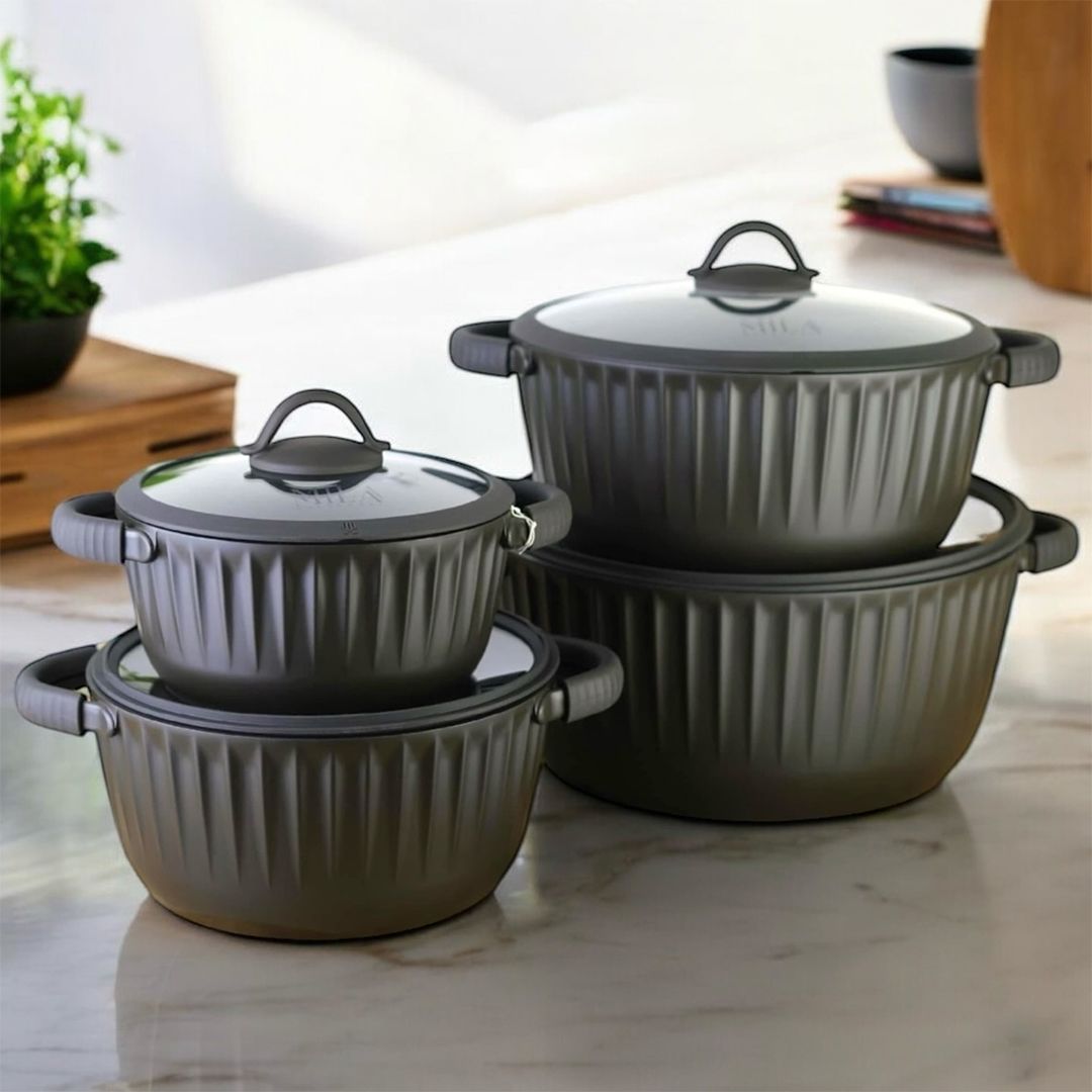 MILA cookware set – brown