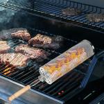 سلة شواء دوارة ستانلس ستيل - 10