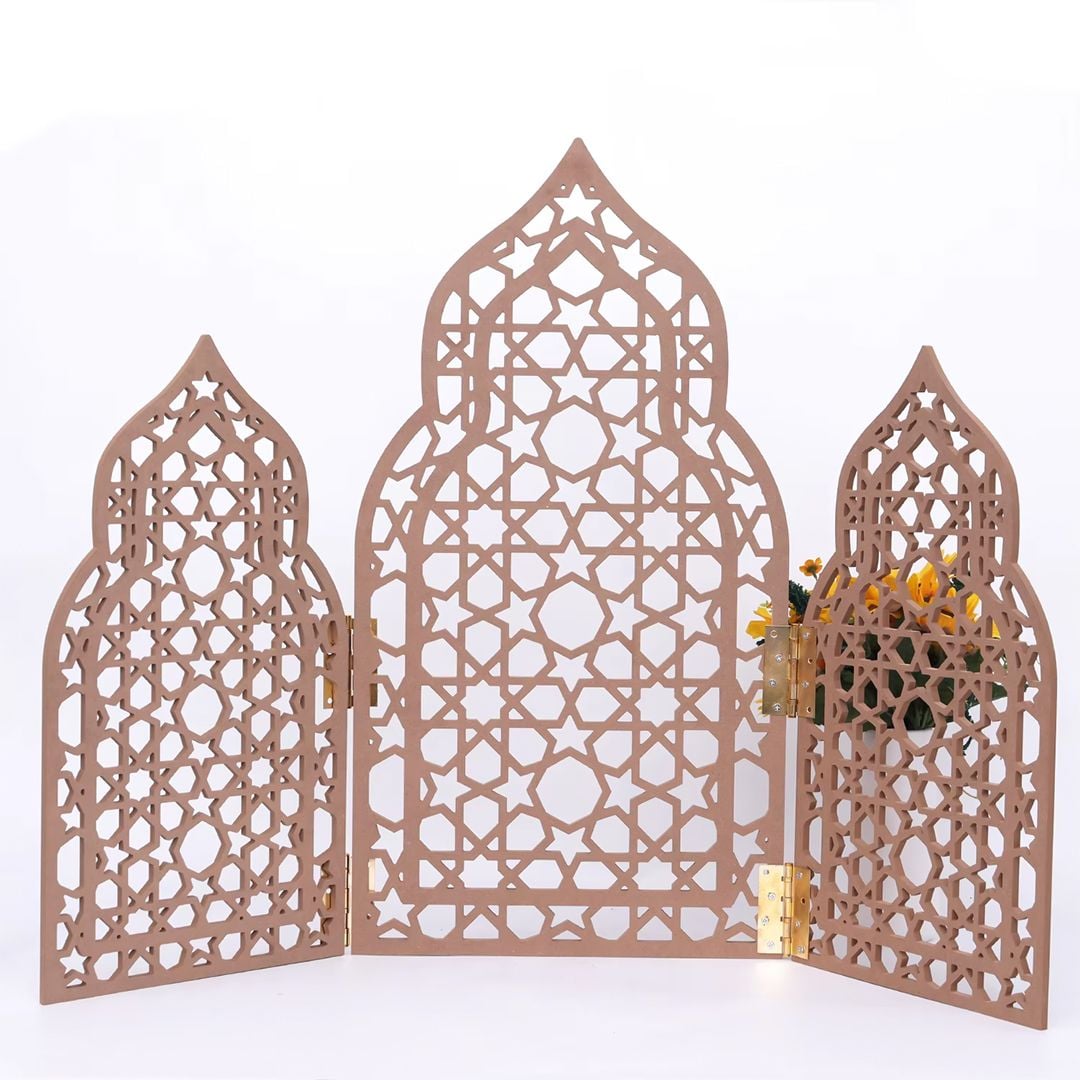 ديكور خشبي بزخرفة إسلامية - 1