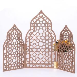 ديكور خشبي بزخرفة إسلامية - 2