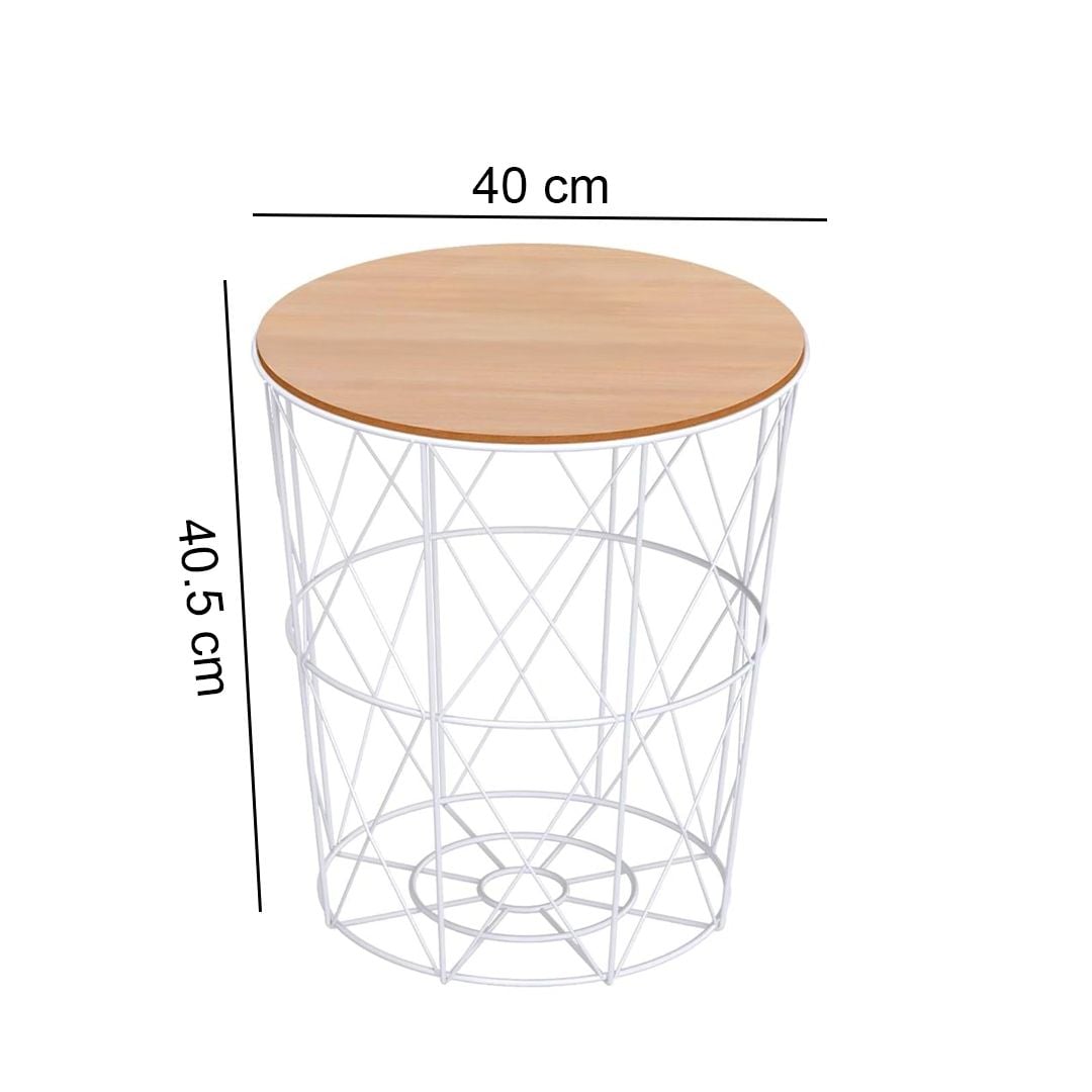 Stylish Metal & Wood Utility Table product thumbnail 16