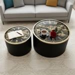 طقم طاولات بتصميم تروس ساعة فني فاخر - 6