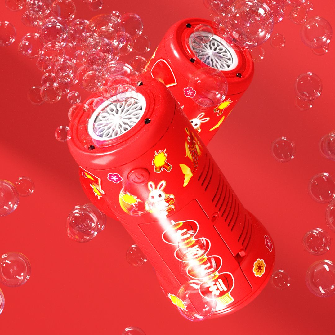 صانع الفقاعات على شكل ألعاب نارية - 4