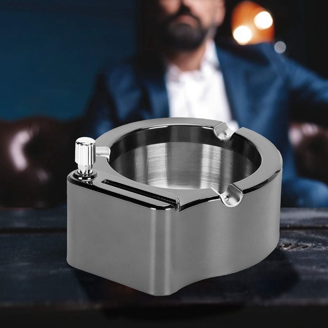 Portable Retro Metal Ashtray