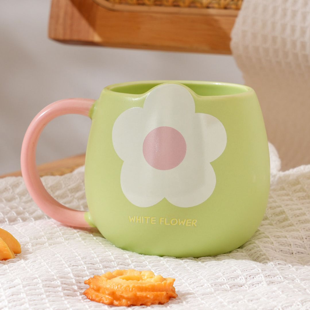 Floral Design Mug - 4