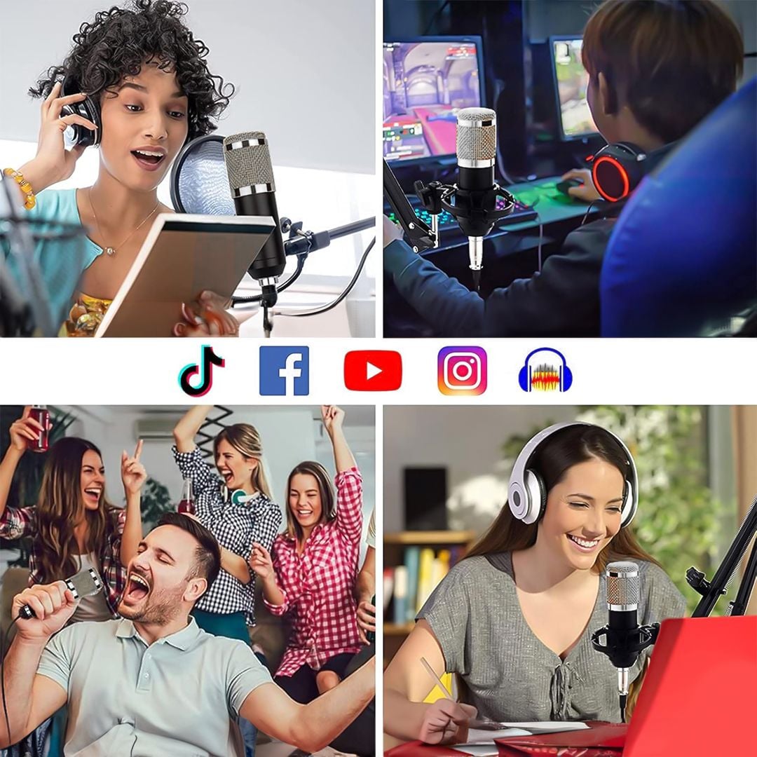 طقم ومجموعة ميكروفون لاسلكي - 12