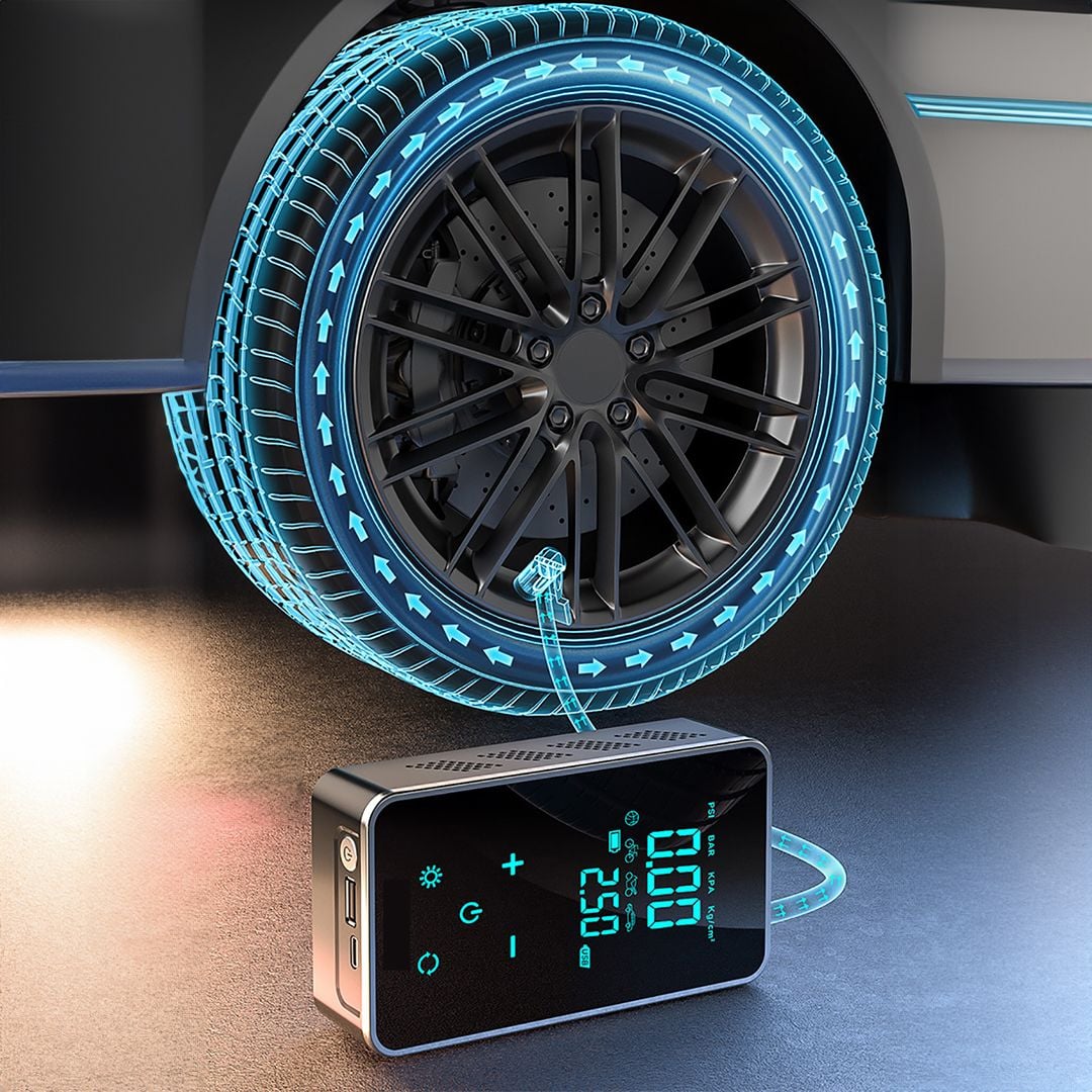 Wireless Car Air Pump with Digital Display product thumbnail 6