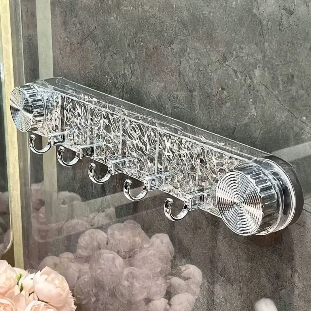 علاقة جدارية مع خطافات دوارة - 2