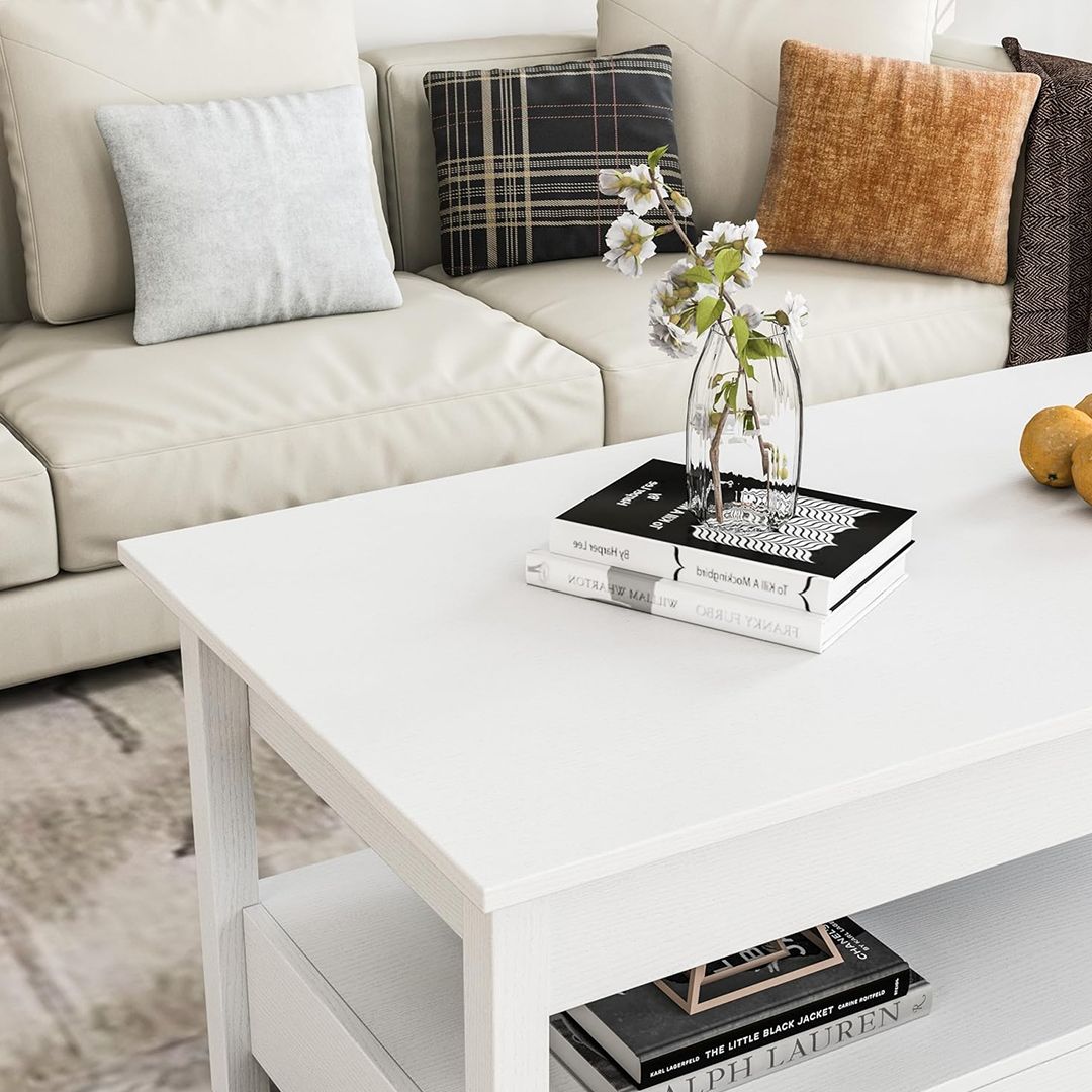 طاولة وسط خشبية بسطح متحرك - 14