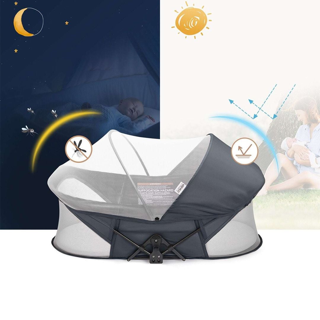 Portable Baby Bed with Mosquito Net product thumbnail 12