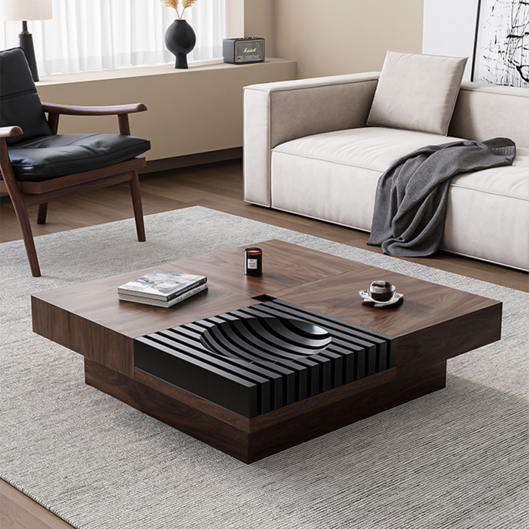 Scandinavian Style Center Table With Storage product thumbnail 11