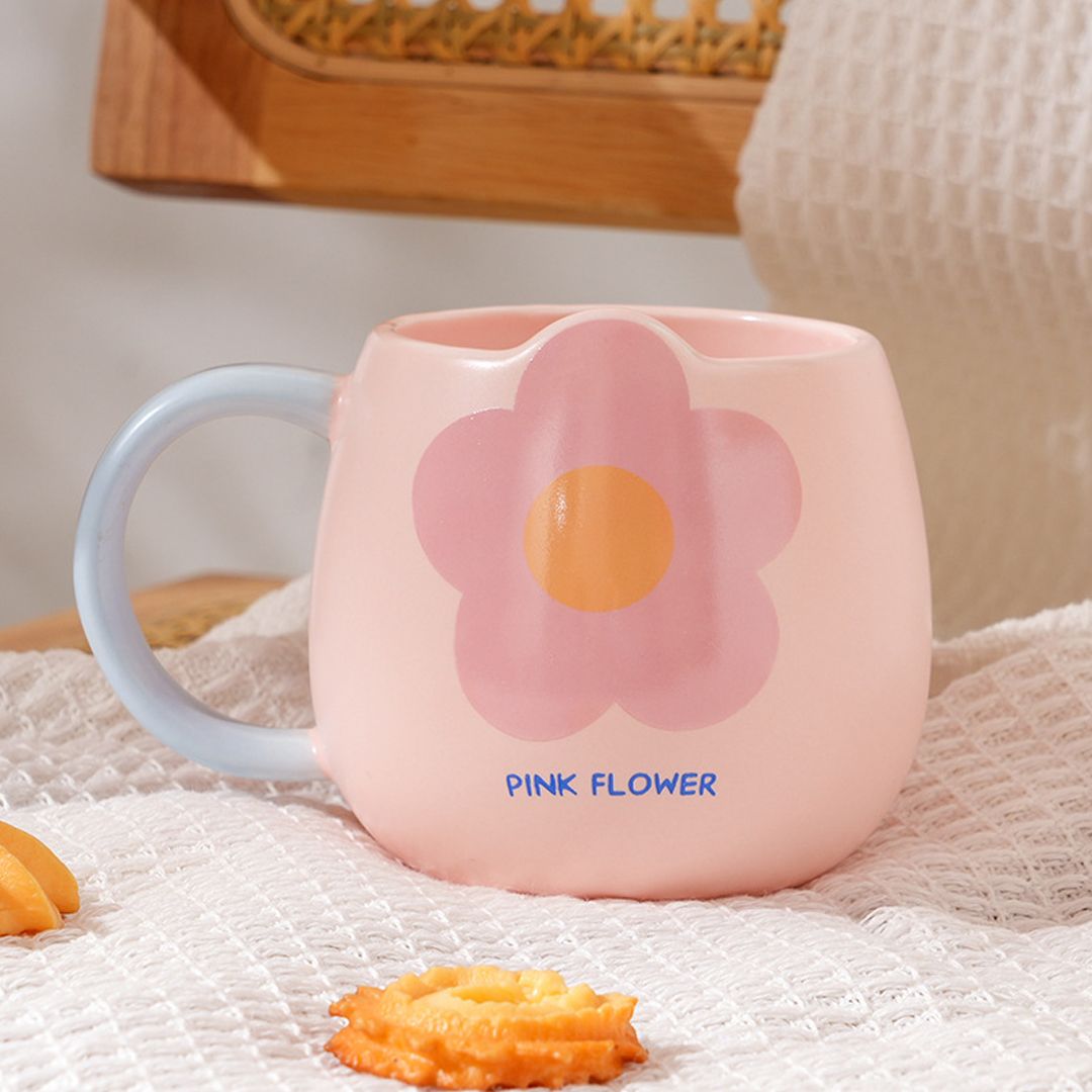 Floral Design Mug - 3