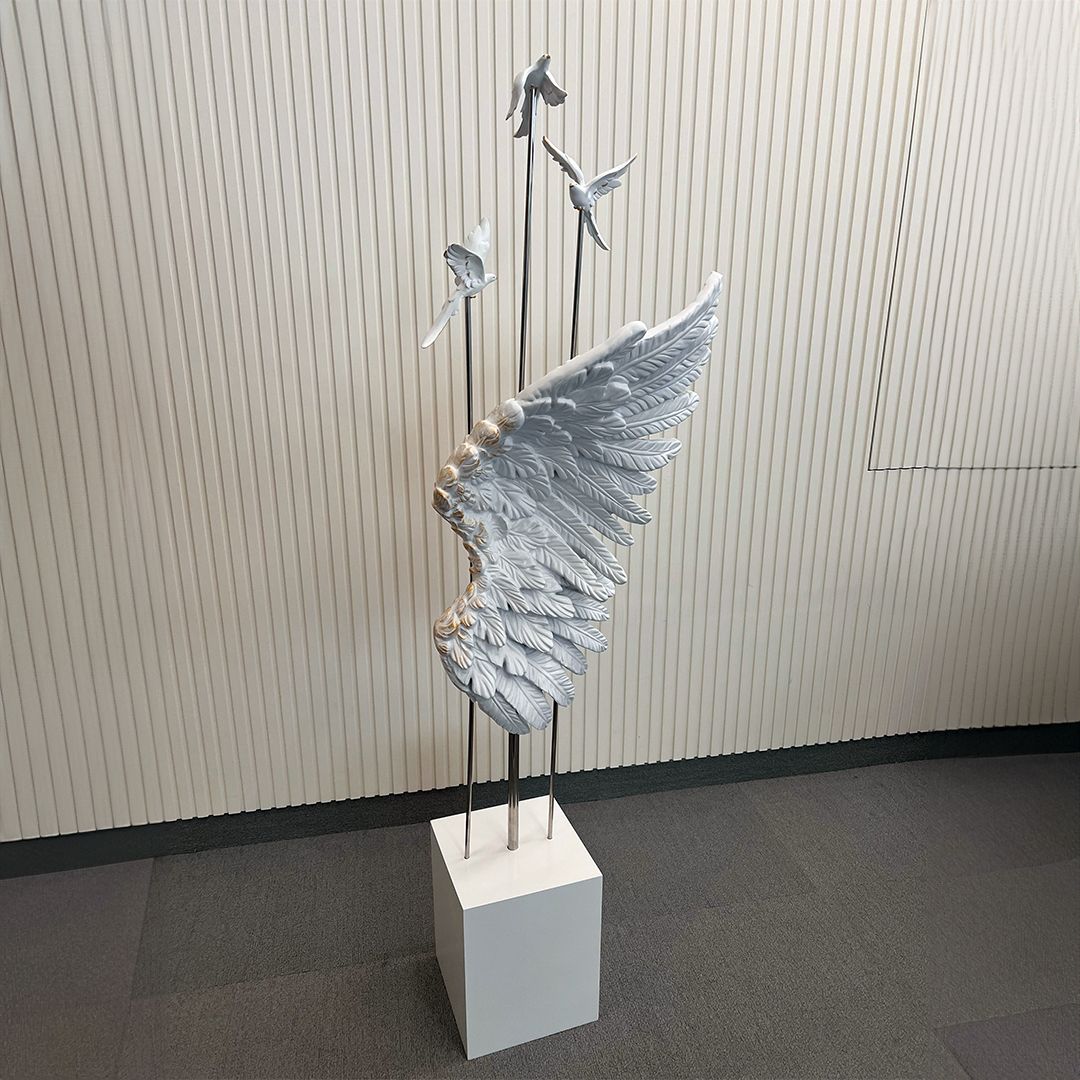  تمثال ديكور آنجل وينغز مع بلوتوث  - 17