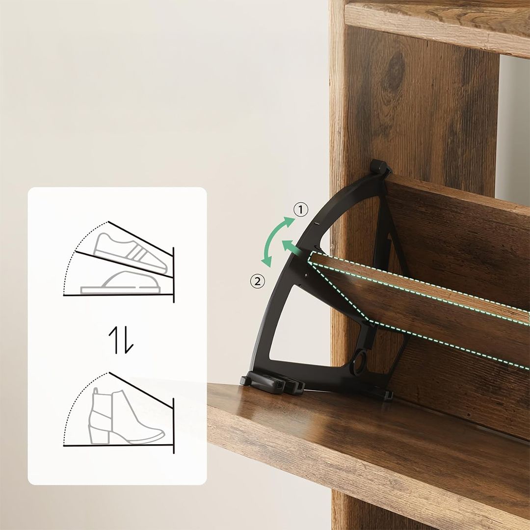 خزانة أحذية بتصميم ريفي - 7