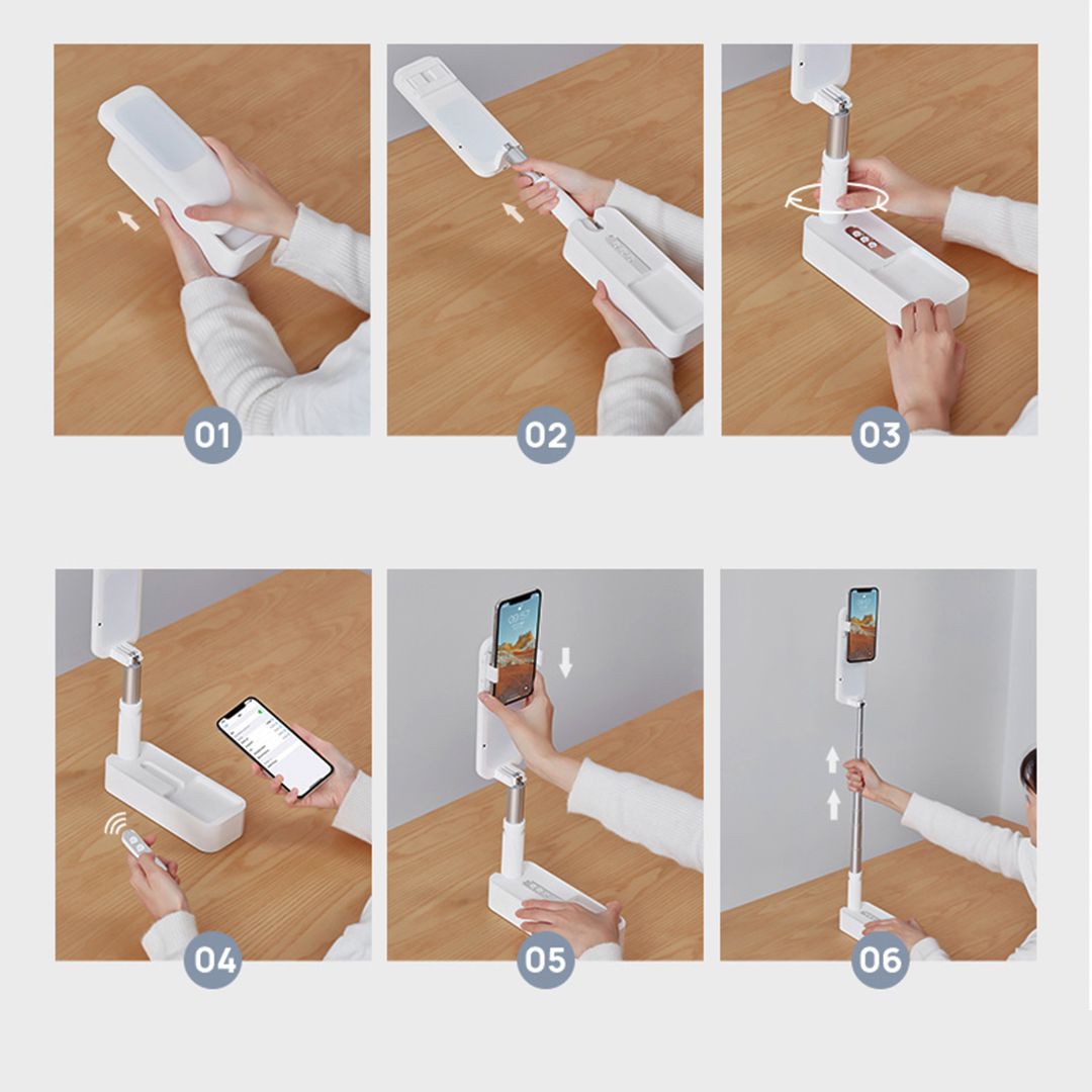 ستاند لاسلكي للتصوير بتصميم قابل للطي - 12