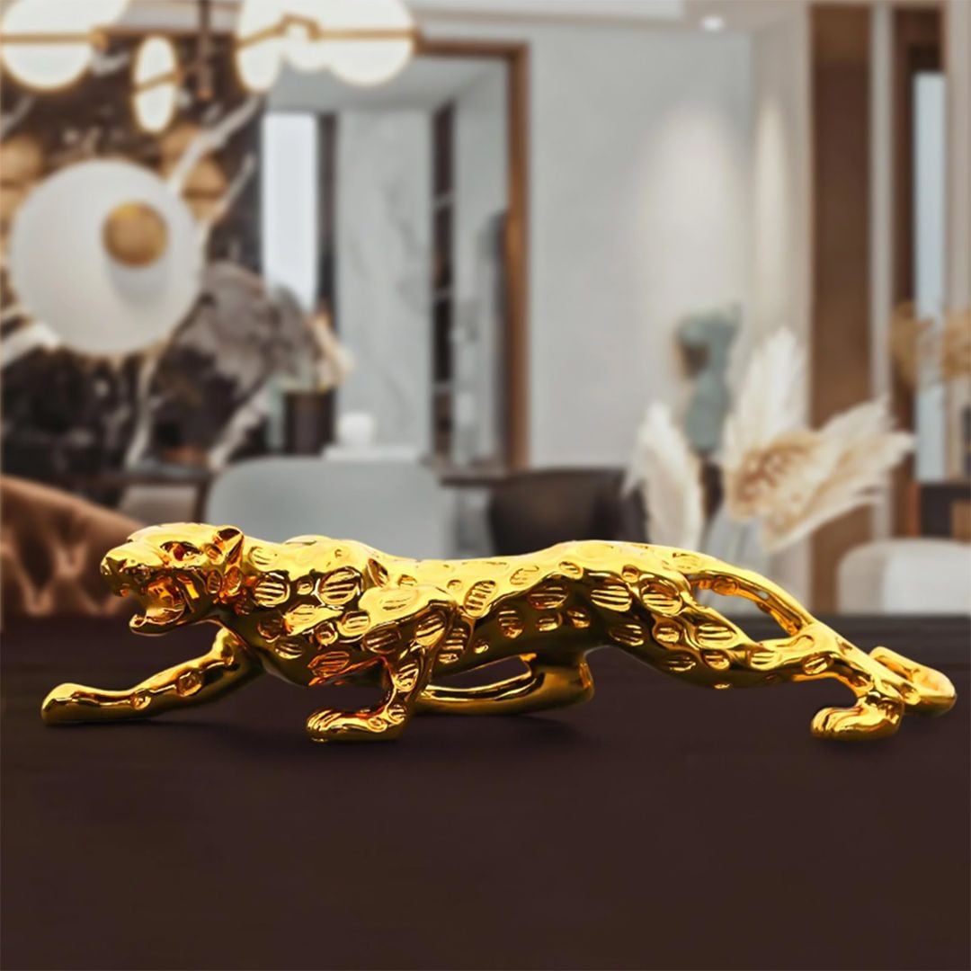 Golden Statue In The Shape Of A Leopard product thumbnail 5