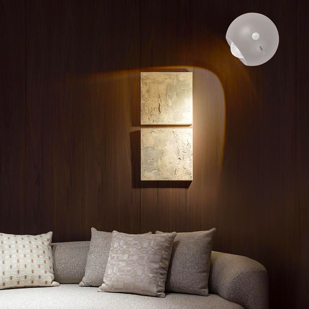مصباح جداري LED بحساس و ريموت - 17
