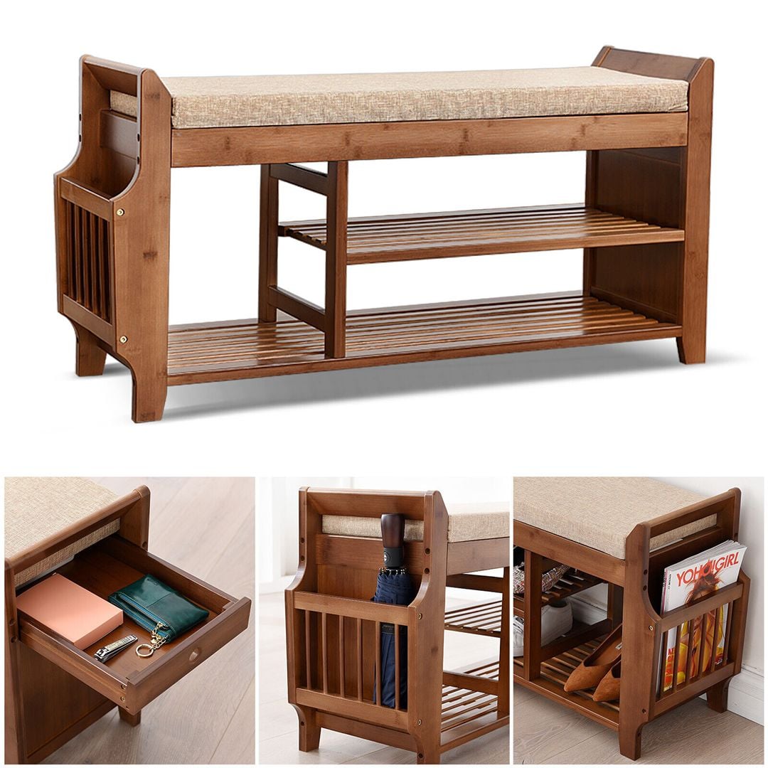 Shoe Storage Shelves with Bench Seating product thumbnail 10