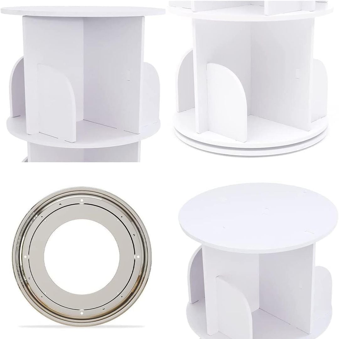 Wooden Library with Swivel Base 4 Layers product thumbnail 8
