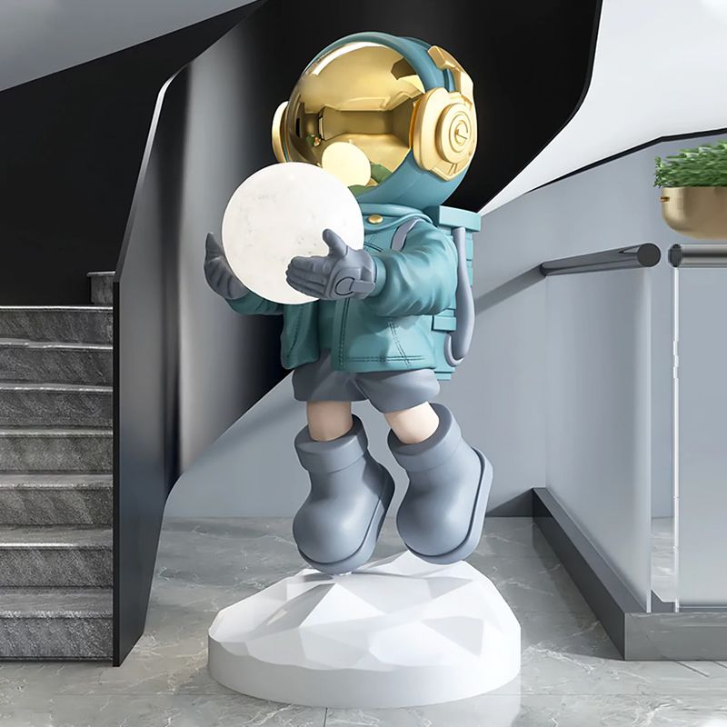 Astronaut Statue with Luminous Moon product thumbnail 7
